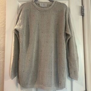 Long mesh gray sweater by Marisa Christina